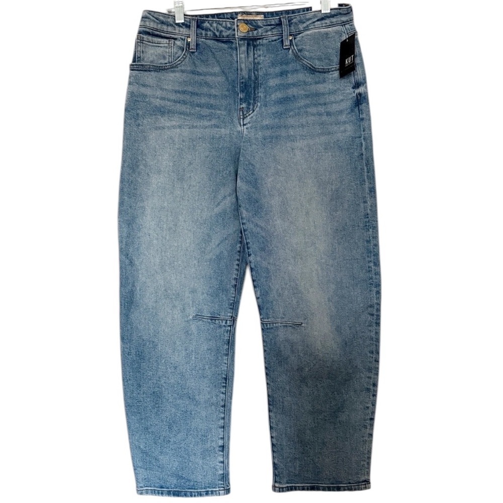 Kut From The Kloth Womens Ashley Slouchy Barrel Jeans Size 8 Decency Wash NEW - Picture 2 of 5